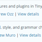 TinyMCE Plugins